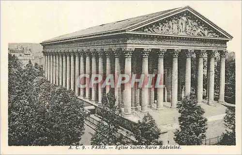 Cartes postales Paris Eglise Sainte Marie Madeleine