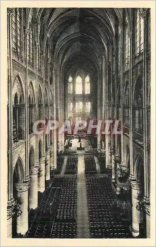 Cartes postales Paris Notre-Dame de Paris La Nef