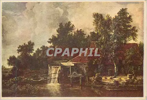 Cartes postales Hobbema Watermolen Moulin a eau