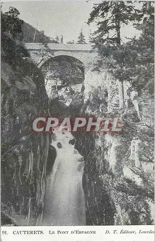 Cartes postales Cauterets Le Pont d'Espagne