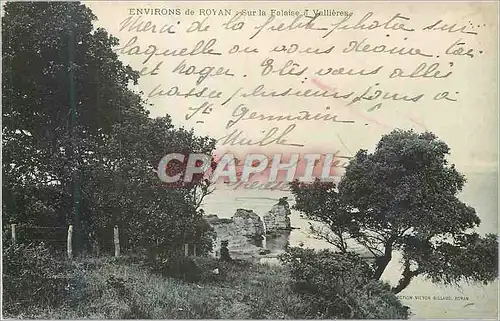 Ansichtskarte AK Environs de Royan Sur la Falaise a Vallieres