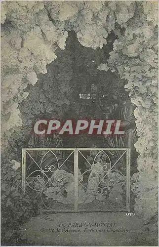 Cartes postales Paray-le-Monial Grotte de l'Agonie Enclos des Chapelains