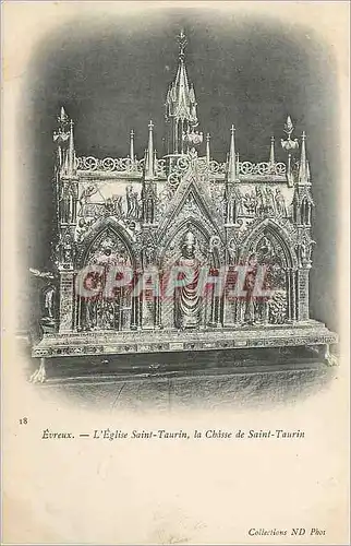 Cartes postales Evreux L'Eglise Saint-Taurin la Chasse de Saint-Taurin