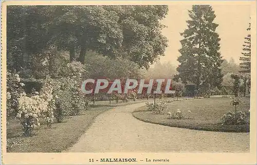 Cartes postales Malmaison La roseraie