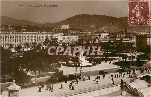 Cartes postales Nice Le Casino et Jardins