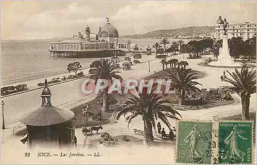 Cartes postales Nice Les Jardins