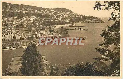 Cartes postales Nice Entree du Port et Mont Boron