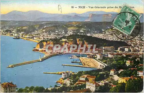 Cartes postales Nice Vue Generale prise du Mont Boron