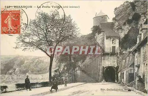 Cartes postales Besancon La Porte Taillee (cote interieur)