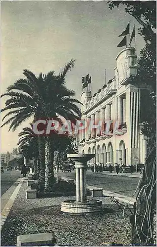 Moderne Karte Nice Le Palais de la Mediterranee