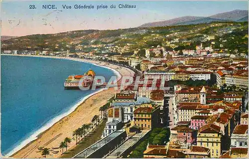 Cartes postales Nice Vue generale prise du Chateau