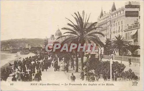 Cartes postales Nice (Alpes-Maritimes) La Promenade des Anglais et les Hotels