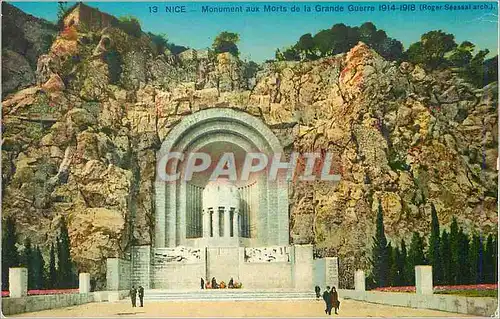 Cartes postales Nice Monument aux Morts de la Grande Guerre 1914-1918