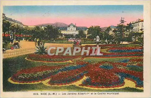 Cartes postales Nice (A M) Les Jardins Albert Ier et le Casion municipal