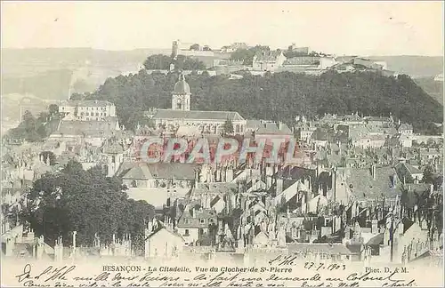 Ansichtskarte AK Besancon La Citadelle vue du Clocher de St Pierre