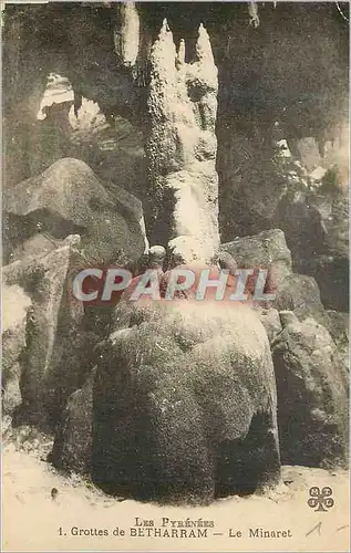 Cartes postales Les Pyrenees Grotte de Betharram Le Minaret