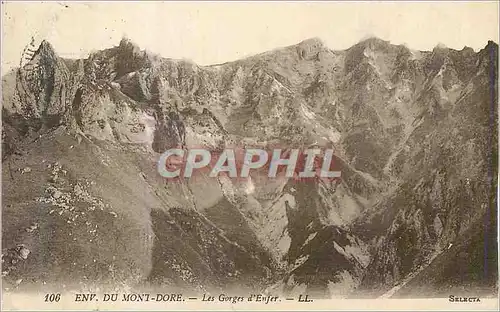Cartes postales Env du Mont-Dore Les Gorges d'Enfer