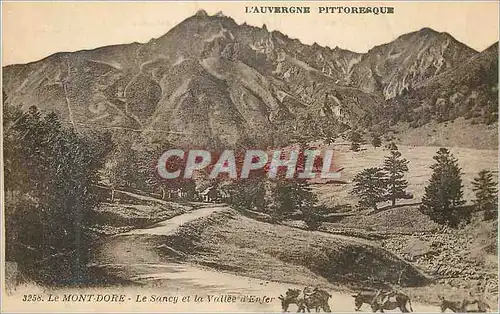 Ansichtskarte AK L'Auvergne Le Mont-Dore Le Sancy et la Vallee d'Enfer
