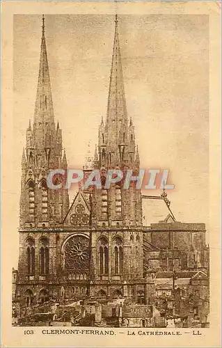 Cartes postales Clermont-Ferrand La Cathedrale