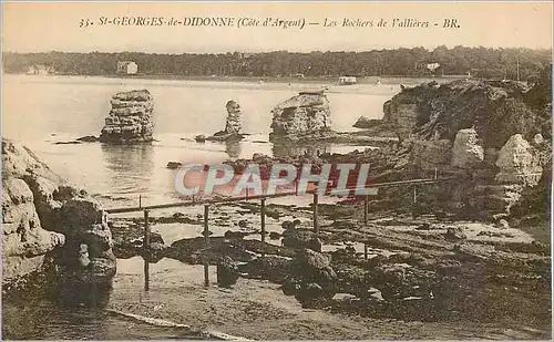 Cartes postales St Gorges de Didonne (Cote d'Argent) Les Rochers de Vallieres