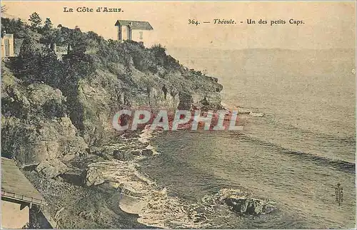 Cartes postales La Cote d'Azur Theoule Un des petits Caps