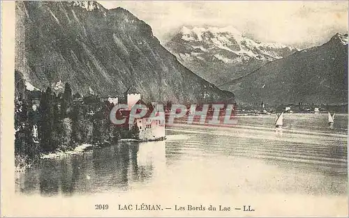Cartes postales Lac Leman Les Bords du Lac