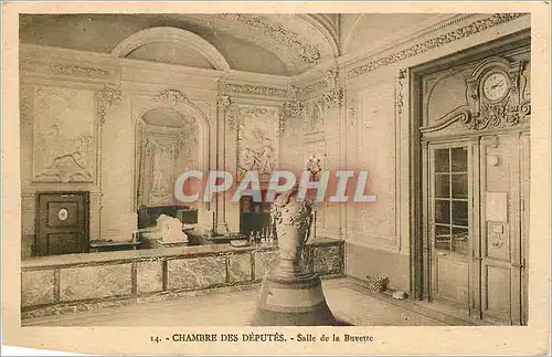 Cartes postales Paris Chambre des Deputes Salle de la Buvette