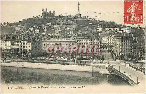 Cartes postales Lyon Coteau de Fourviere Le Conservatoire