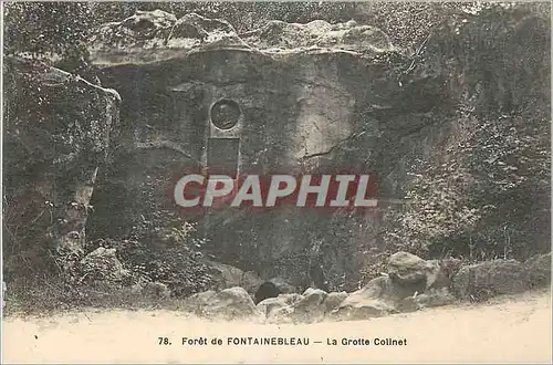 Cartes postales Foret de Fontainebleau La Grotte Colinet