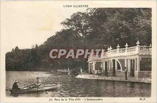 Ansichtskarte AK Lyon Parc de la Tete d'Or L'Embarcadere