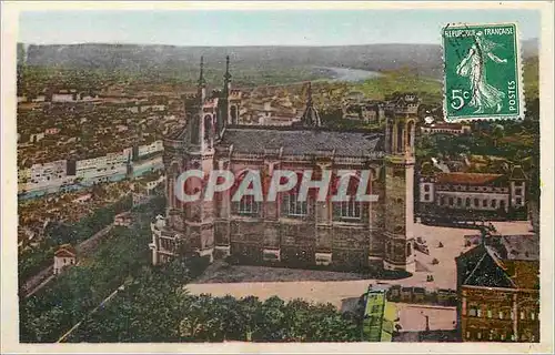 Cartes postales Lyon (Rhone) Fourviere Vue Generale