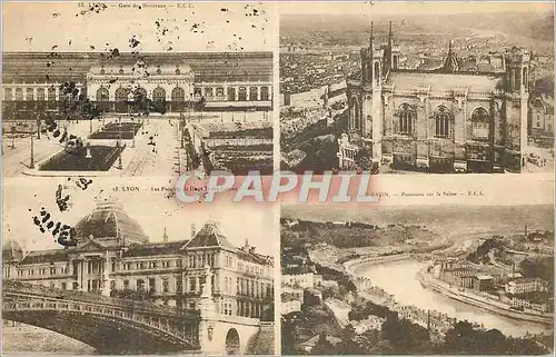 Cartes postales Lyon Gare