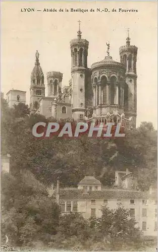 Ansichtskarte AK Lyon Abside de la Basilique de N D de Fourviere