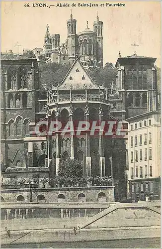 Ansichtskarte AK Lyon Abside de Saint-Jean et Fourviere