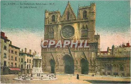 Cartes postales Lyon La Cathedrale Saint-Jean