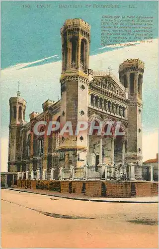 Cartes postales Lyon Basilique de Fourviere