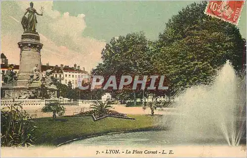 Cartes postales Lyon La Place Carnot