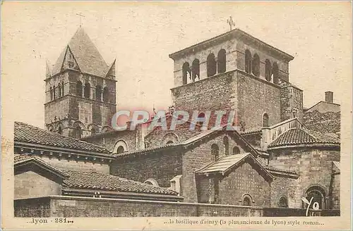 Ansichtskarte AK Lyon la basilique d'ainay (la plus ancienne de lyon) style roman