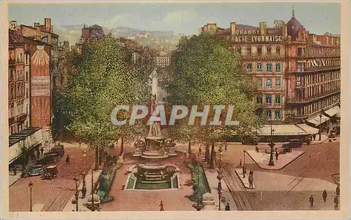 Cartes postales Lyon Place de la Republique