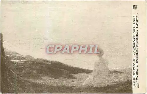Cartes postales Salon du Petit Palais 1918 Crepuscule