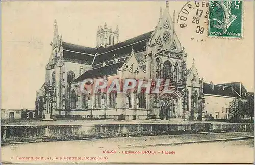 Ansichtskarte AK Eglise de Brou Facade