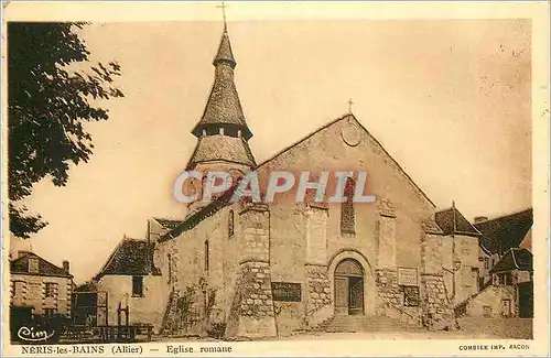 Ansichtskarte AK Neris-les-Bains(Allier) Eglise romane