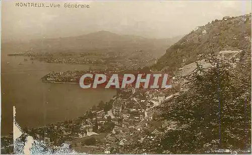 Cartes postales Montreux Vue generale
