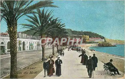 Cartes postales Cote d'Azur Nice Quai du Midi