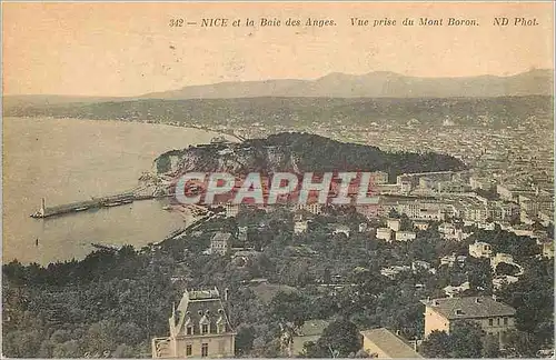 Cartes postales Nice et la Baie des Anges Vue prise du Mont Boron