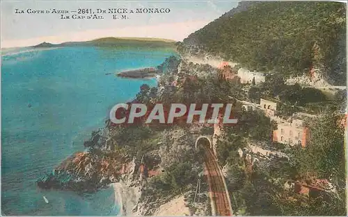 Cartes postales La Cote d'Azur de Nice a Monaco Le Cap d'Ail