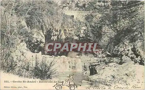 Cartes postales Grotte St Andre Environs de Nice