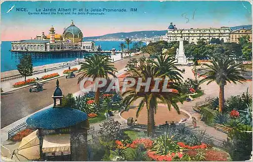 Ansichtskarte AK Nice Le Jardin Albert Ier et la Jetee-Promenade