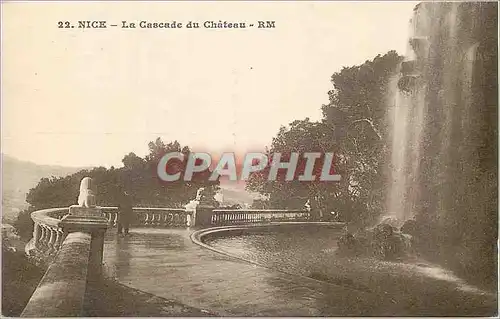 Cartes postales Nice La Cascade du Chateau