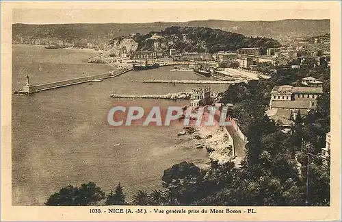 Cartes postales Nice Vue generale prise du Mont Boron